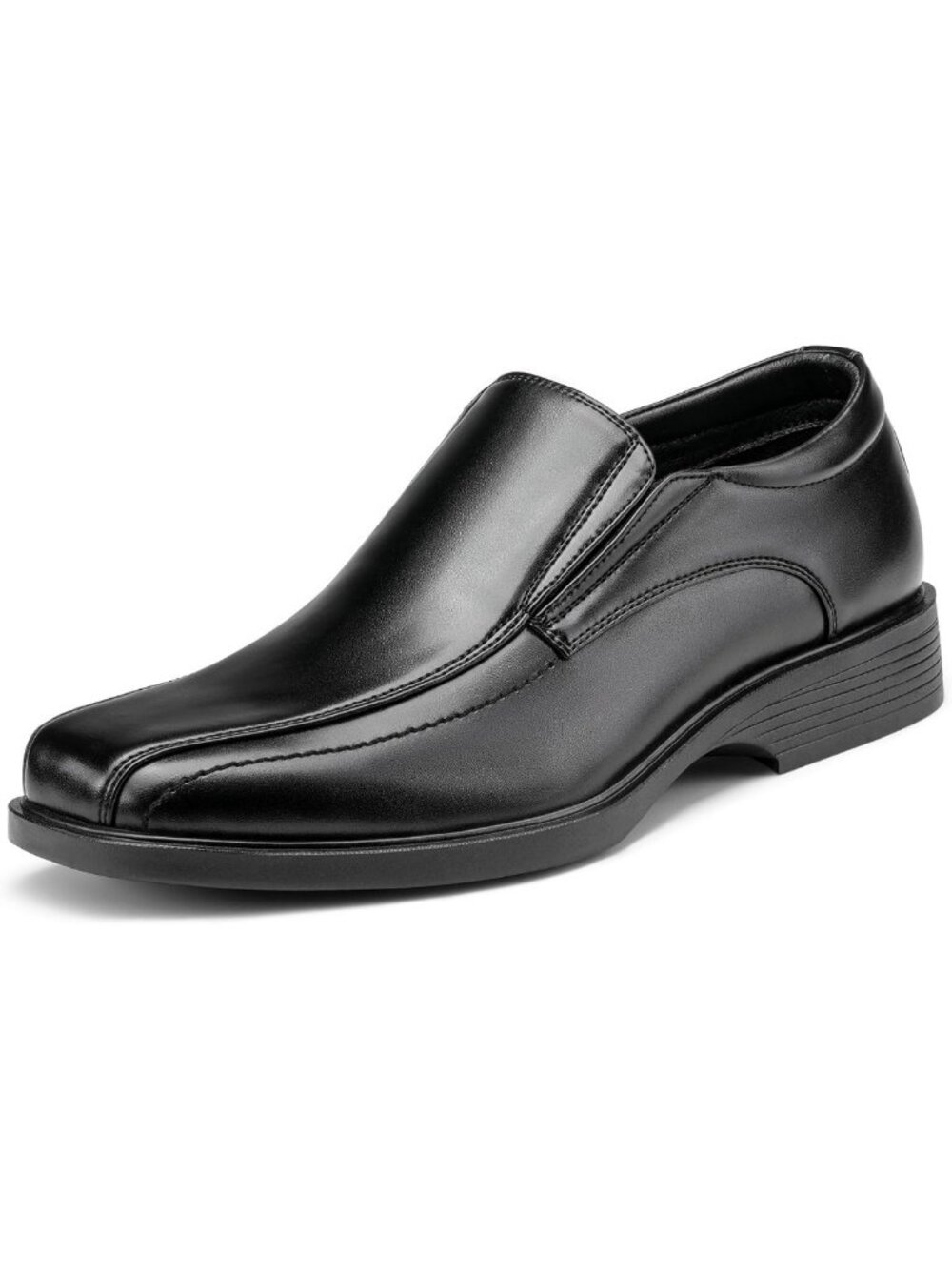 Stylish Men's Square Toe Dress Loafers - Comfortable Formal Shoes for Any